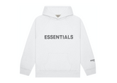 Fear Of God Essentials Applique Logo Hoodie - White (FW20)
